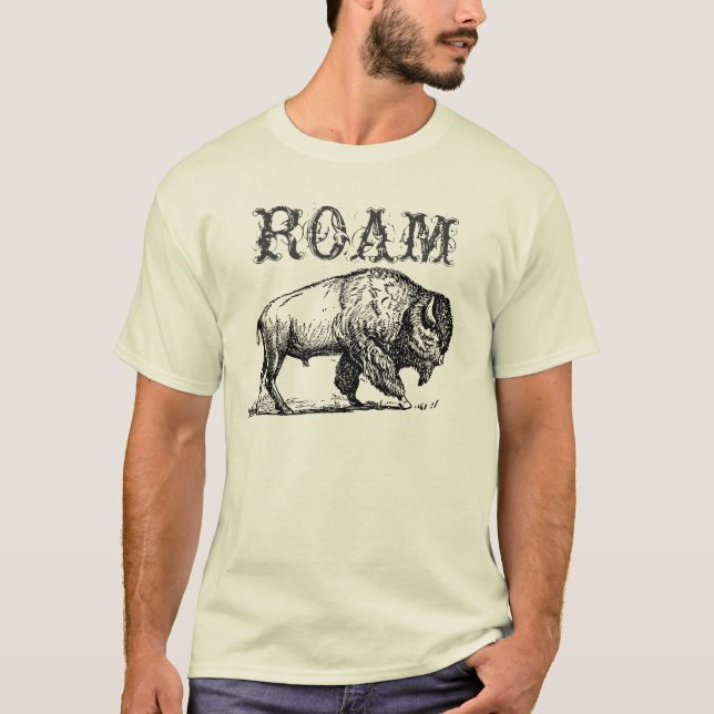 Bison Roam T - Shirt (Vorderseite)