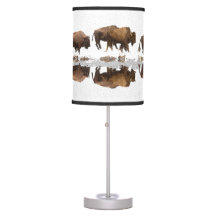 Bison Roaming im Winterschnee |