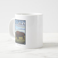 Bison Scene - McGrath, Alaska