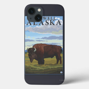 Bison-Szene - Fairwell, Alaska Case-Mate iPhone Hülle