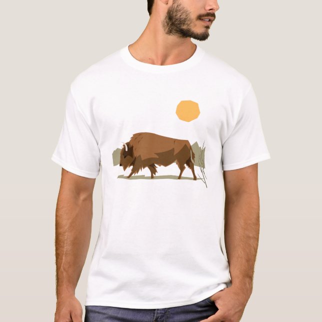 Bison T-Shirt (Vorderseite)