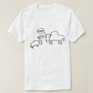 Bison-T - Shirt-Licht T-Shirt