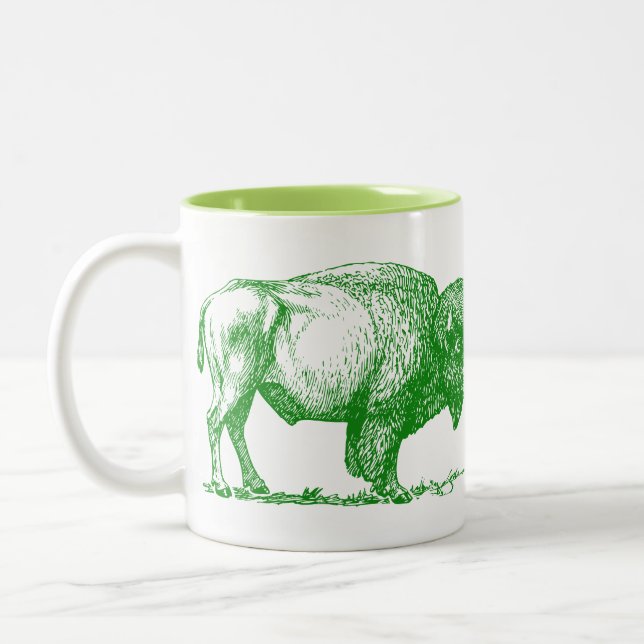 Bison-Tasse Zweifarbige Tasse (Links)