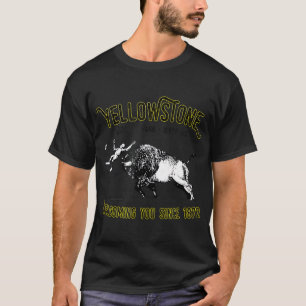 Bison Toss Yellowstone Nationalpark Fantastisch T-Shirt