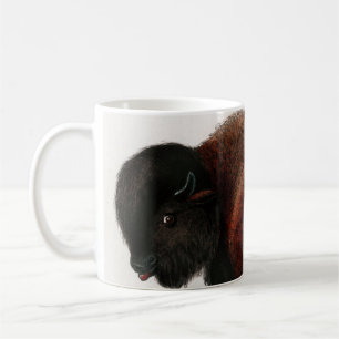 Bison Vintag illustriert Kaffeetasse