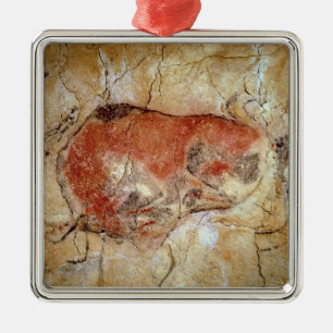 Bison von den Altamira Höhlen Ornament Aus Metall