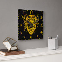 Bison with Bandana in Graphic Style Artwork
