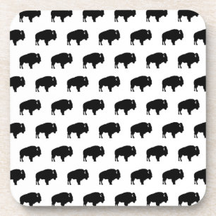 Bisonmuster Getränkeuntersetzer