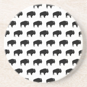 Bisonmuster Getränkeuntersetzer