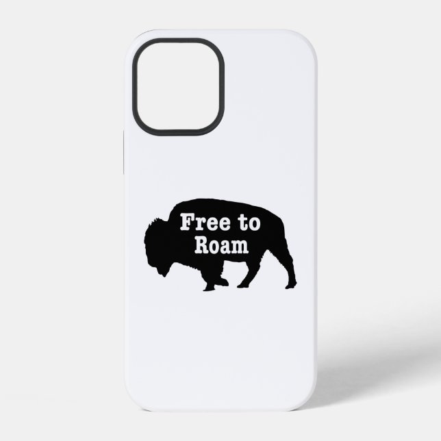Bisons Frei Zum Wandern iPhone Hülle (Rückseite)
