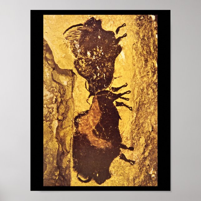 Bisons', Lascaux, Dordogne_Art der Antike Poster (Vorne)