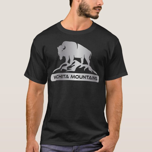 Bisons Wichita Mountains T-Shirt (Vorderseite)