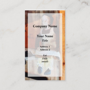 Bisque Doll zum Verkauf Visitenkarte