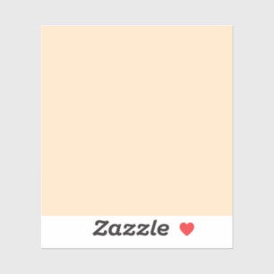 Bisque (feste Farbe) Aufkleber