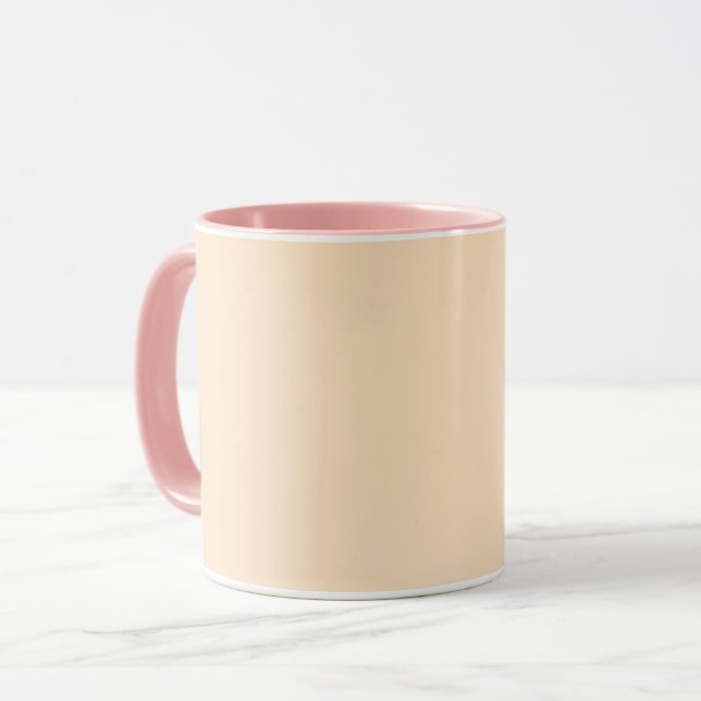 Bisque (feste Farbe) Tasse (Vorderseite Links)