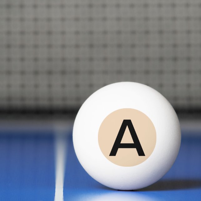 Bisque Solid Color Tischtennisball (Netto)