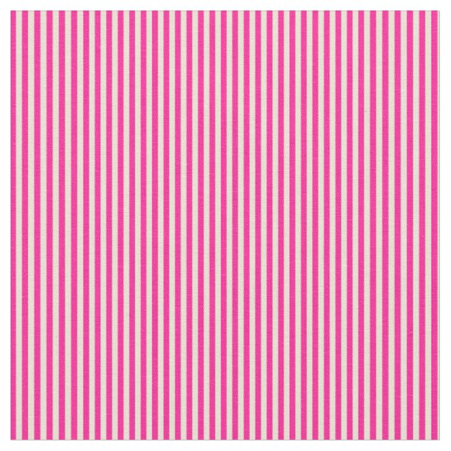 Bisque und Deep Pink Muster Stoff (Nahaufnahme)