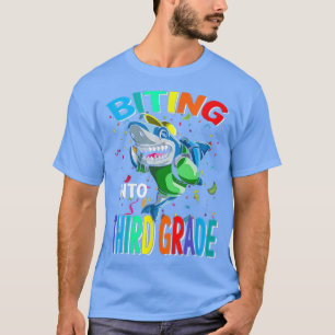 Biss in den dritten GradZurück in den Schulhai für T-Shirt