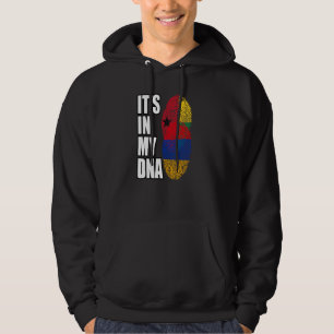 Bissau-Guineische und armenische DNA-Flagge-Erbe-M Hoodie
