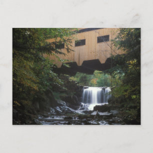 Bissell Covered Bridge Mill Brook Postkarte