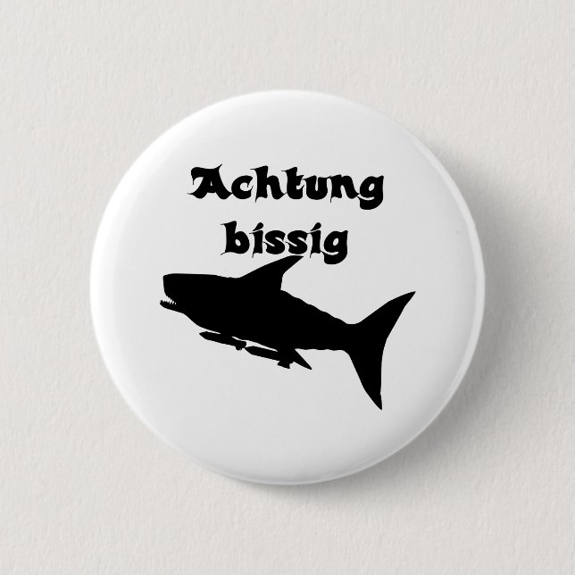 Bissig Button (Vorderseite)