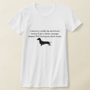 Bissiger Dachshund-Shirt T-Shirt