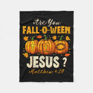 Bist du ein Jesus-Christ-Herbst-Kürbis zum Herbstf Fleecedecke