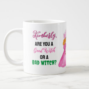 Bist du eine gute Hexe oder eine böse Hexe? Person Jumbo-Tasse