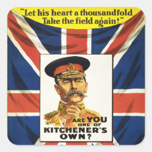 Bist du einer von Kitcheners eigenen? Quadratischer Aufkleber