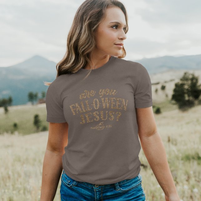 Bist du FALL-O-WEEN Jesus? Christlich Halloween T-Shirt (Von Creator hochgeladen)