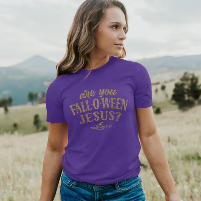 Bist du FALL-O-WEEN Jesus? Christlich Halloween T-Shirt (Von Creator hochgeladen)