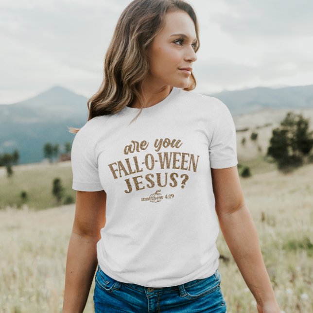 Bist du FALL-O-WEEN Jesus? Christlich Halloween T-Shirt (Von Creator hochgeladen)