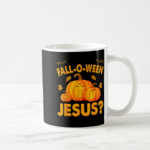 Bist du Fall-o-ween Jesus Christlicher Kürbis Hall Kaffeetasse