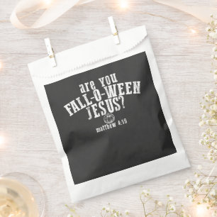 Bist du Fall-O-Ween Jesus Christliches Halloween Geschenktütchen