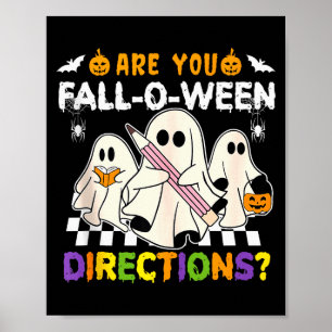 Bist du Fall O Ween Richtungen Geist christlich Ha Poster