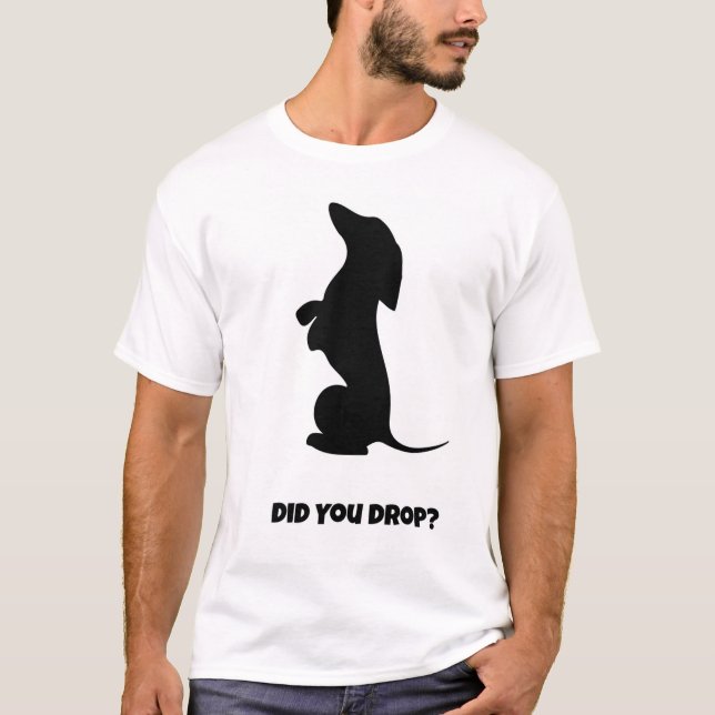 Bist du gefallen? Funny Dog T-Shirt (Vorderseite)