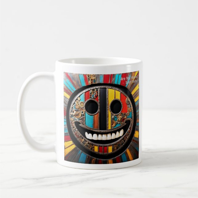 Bist du glücklich? Cover Art Kaffeetasse (Links)