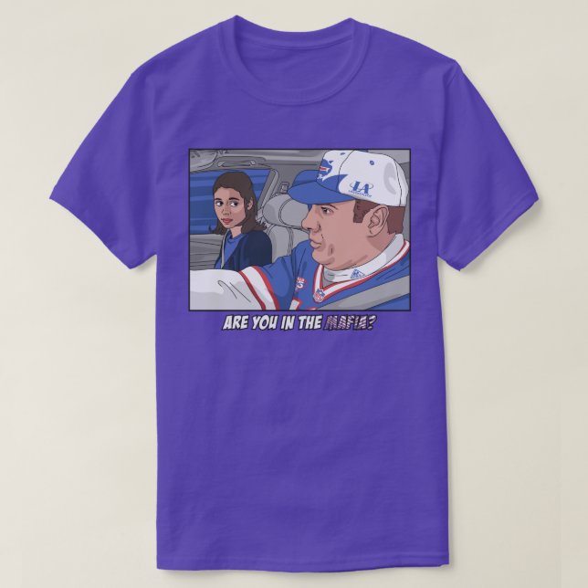 Bist du in den Mafia Buffalo Sopranos? T-Shirt (Design vorne)
