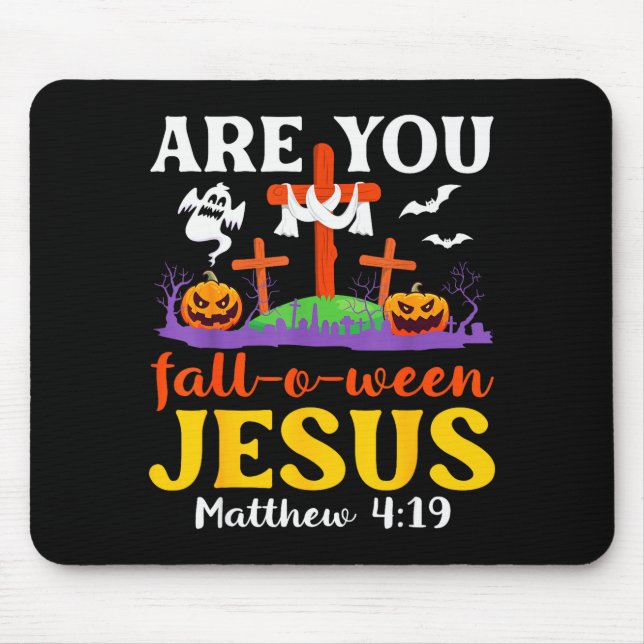 Bist du Jesumatthew christlicher Glaube gefallen  Mousepad (Vorne)