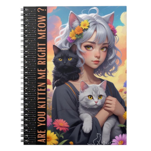 Bist du kätzchen? notizblock (Vorderseite)