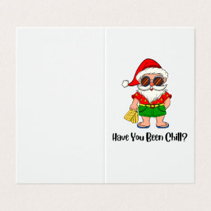 Bist du krank gewesen? Weihnachten Santa in Beach 