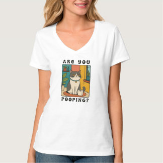 Bist du lustig Koternd Grumpy Cat Badezimmer Schil T-Shirt