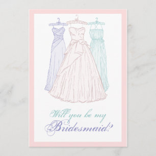 Bist du meine Bridesmaid? Einladung