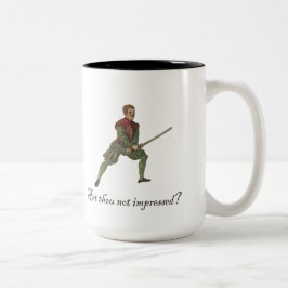 Bist du nicht beeindruckt? Coffee Zweifarbige Tasse