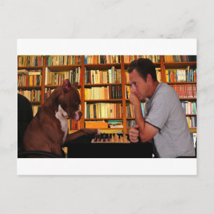 Bist du sicher, dass der Zug da ist? Postkarte