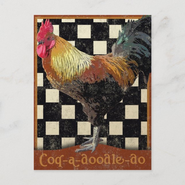 Bisto Hahn Postkarte (Vorderseite)