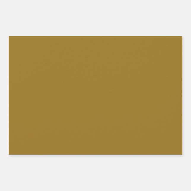 Bistre Brown (Vollfarbe) Geschenkpapier Set (Vorderseite)