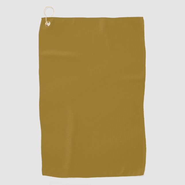 Bistre Brown (Vollfarbe) Golfhandtuch (Vorderseite)