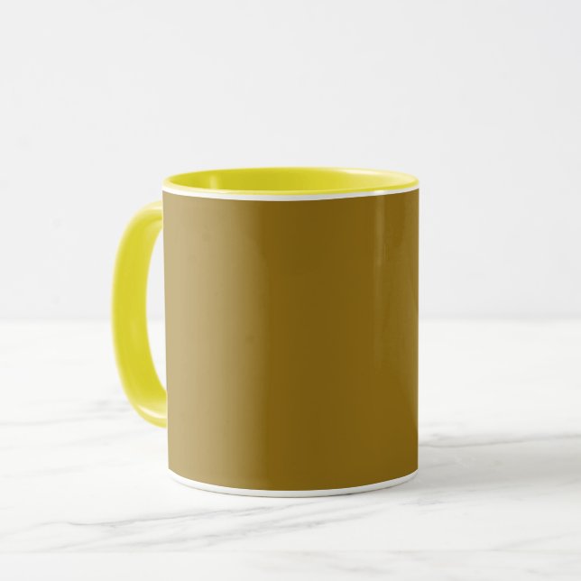 Bistre Brown (Vollfarbe) Tasse (Vorderseite Links)