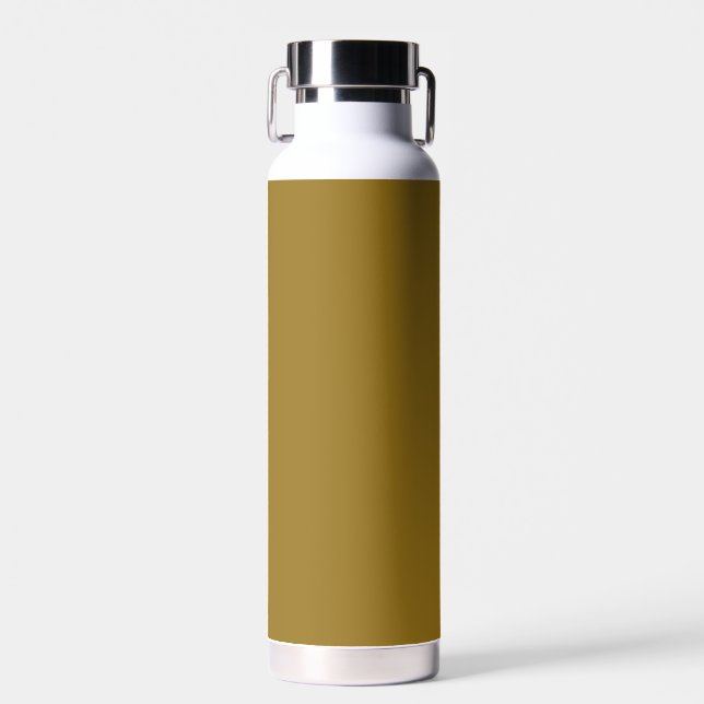 Bistre Brown (Vollfarbe) Trinkflasche (Vorne)